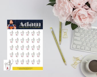 Chinese Afhaalbestelling - Herinnering Planner Stickers