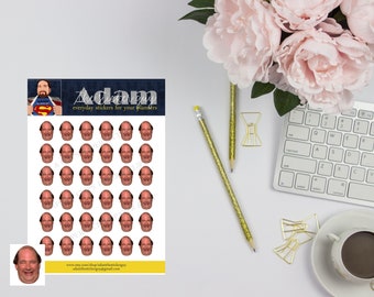 De Office Planner Stickers - Kevin Malone Happy.