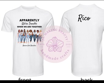 Brown Beauties Vacation Friends & Sistas (Front/Back Design)