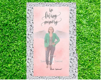 Custom Personalized Grave Cover Blanket; Memorial Keepsake