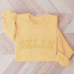 Belle Sweatshirt, Embroidered Princess Sweatshirt, Princess Sweatshirt, Embroidered Sweatshirt, Beauty and the Beast Sweater, Belle