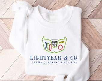 Lightyear Sweatshirt, Embroidered Buzz Sweatshirt, Buzz Lightyear Sweatshirt, Embroidered Sweatshirt, Lightyear & Co, Buzz Lightyear