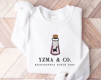 Yzma Sweatshirt, Embroidered Villain Sweatshirt, Villain Sweatshirt, Embroidered Sweatshirt, Yzma & Co