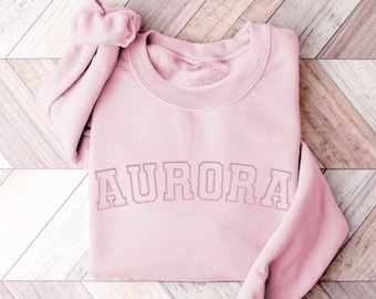 Aurora Sweatshirt, Embroidered Princess Sweatshirt, Princess Sweatshirt, Embroidered Sweatshirt, Sleeping Beauty Sweater, Aurora