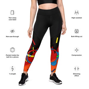 Day Into Night Compression Sports Leggings