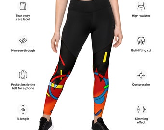 Day Into Night Compression Sports Leggings