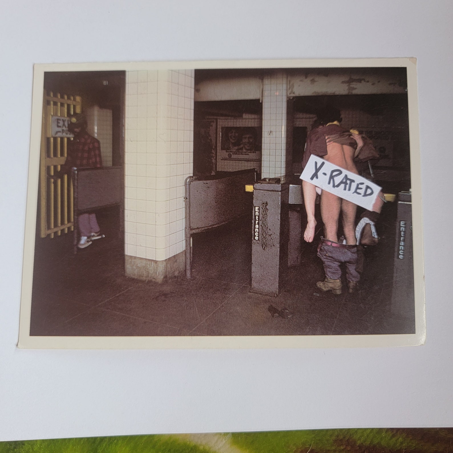 vtg UNUSED kinky sex art Greeting Card x-rated photo