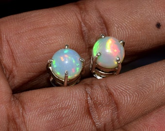 Opal Drop Earrings, Opal Stud Earrings, Opal Jewelry, Opal Dangle Earrings, Opal Studs White Opal Earrings, October Birthstone Opal Earrings