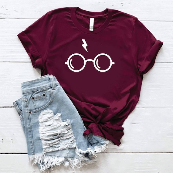 Wizard Shirt Wizard Glasses Shirt HP Shirt Gift Gryfindor - Etsy