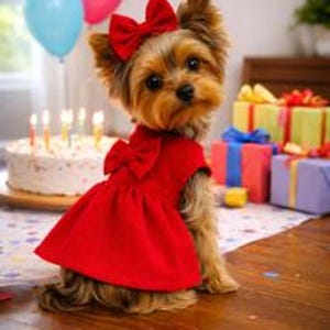 Holiday Dog Dress - Etsy