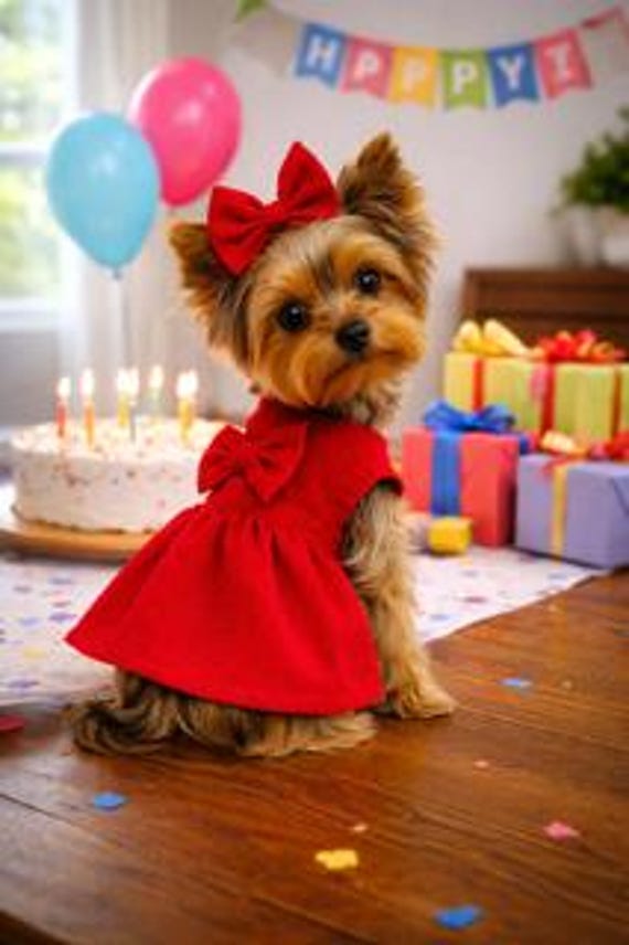 dog birthday dress Second Tutu Outfit , Cat Birthday Dress, Dog Dress, Dog Birthday Outfit, Pet Birthday, Customize Dog Dress Clothes The comfortable fit ensures that your little friend will enjoy every moment of playtime and interaction Dog Red Bow Dress, Birthday