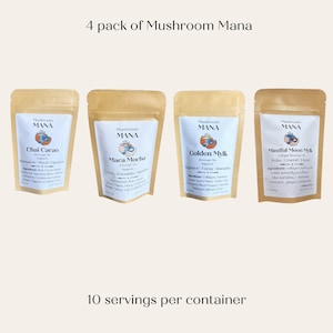 4er Pack Mushroom Mana - 10 Portionen pro Mischung