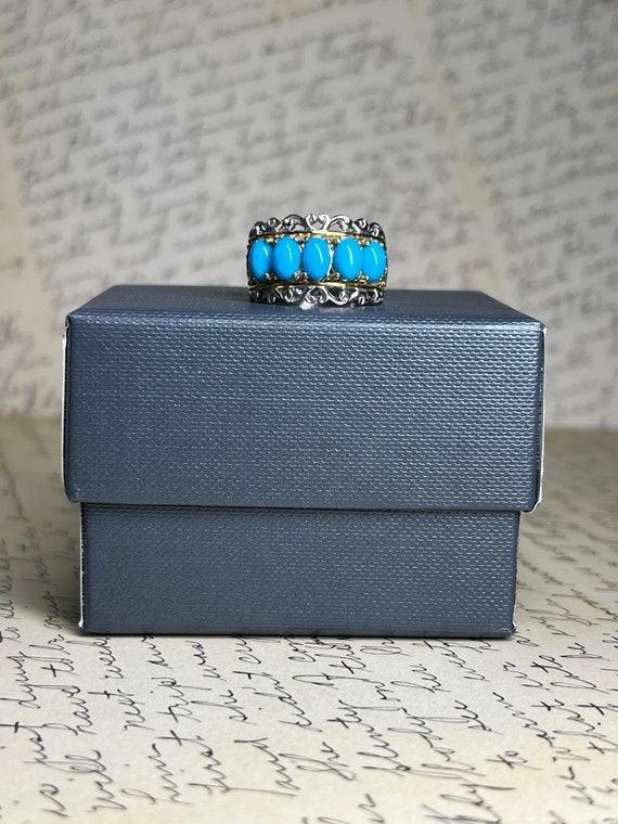 Artisan Silver by Samuel B. Sleeping Beauty Turquoise & Blue Topaz Necklace main image 0