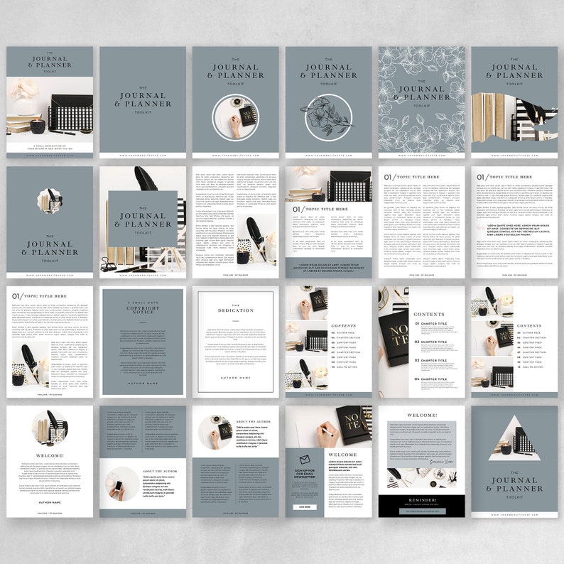 KDP Template Canva INSTANT DOWNLOAD Journal & Planner Template, Make