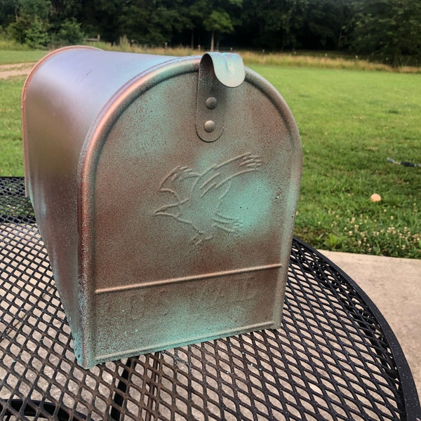 Copper Mailbox Etsy