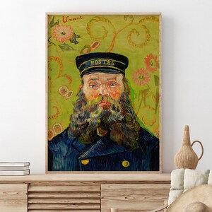 Vincent Van Gogh the Postman Print Exhibition Print Vintage - Etsy