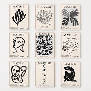 Matisse Print Gallery Wall Set Museum Poster Set Matisse - Etsy