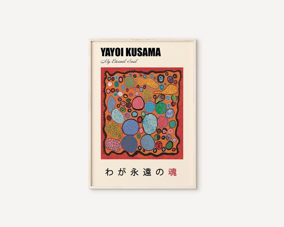 Yayoi Kusama Poster Yayoi Kusama Print Japanese Art | Etsy