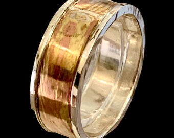 Sterling, Mokume gane Ring