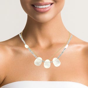 Sparkling Labradorite and Moonstone Necklace