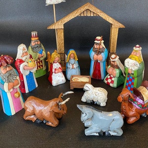 Custom Hand Carved Nativity Set (Pick and Match)