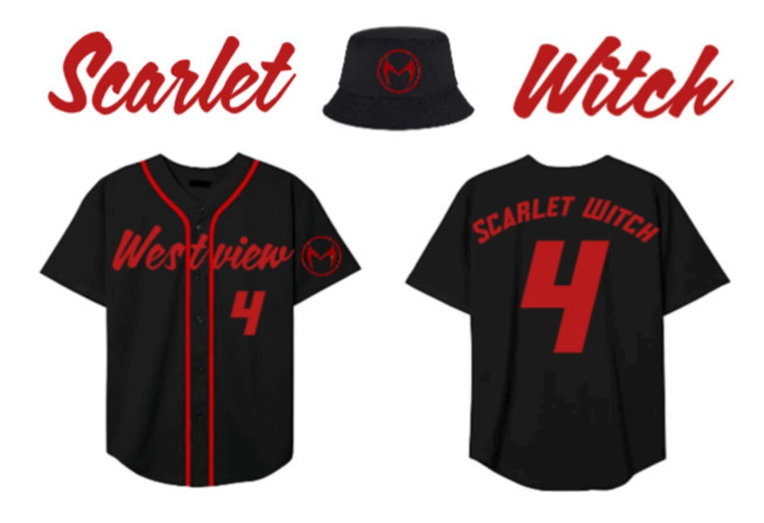 Scarlet Witch Jersey Etsy