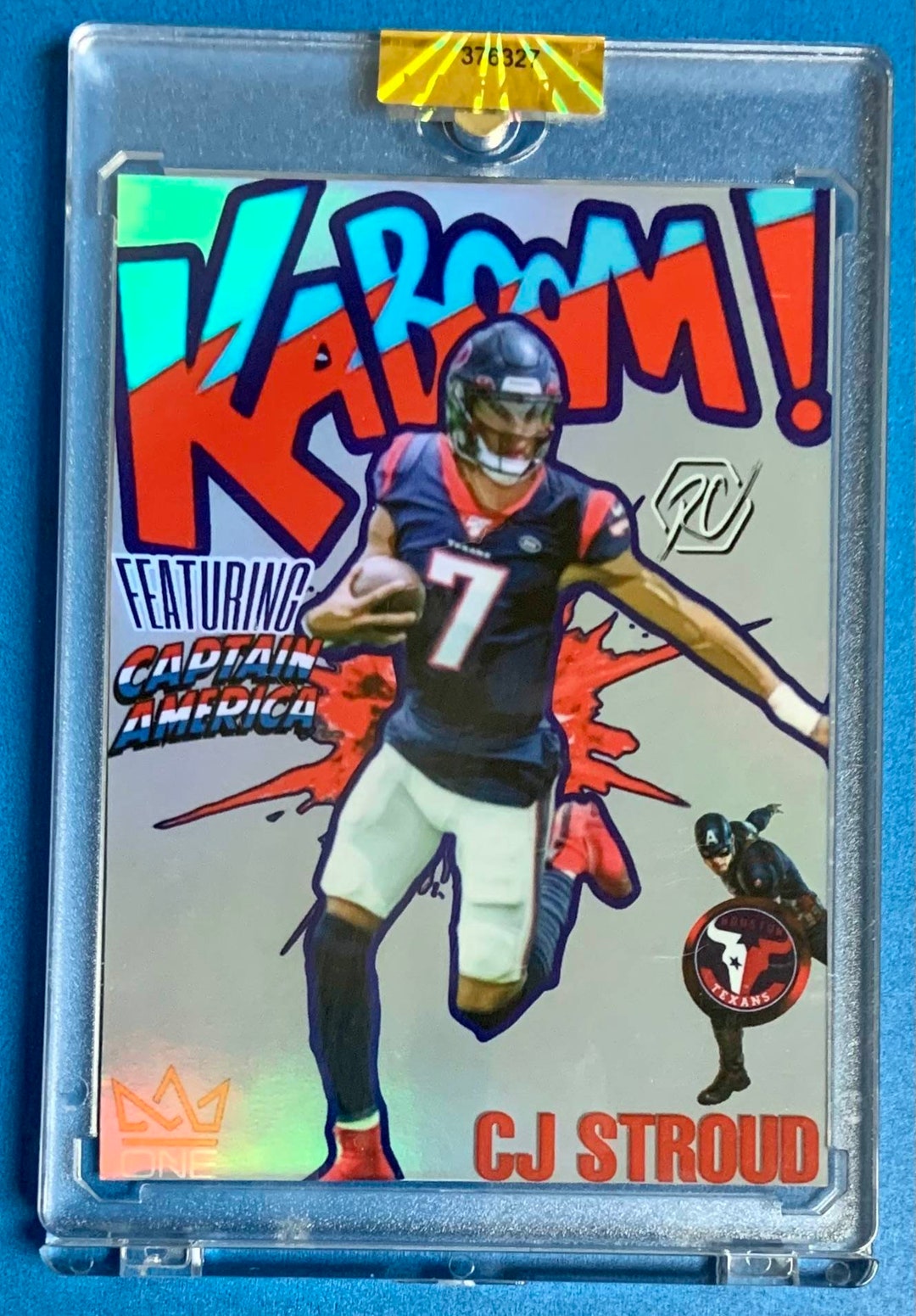 2023 CJ Stroud KABOOM Featuring Captain America Silver Holo Etsy