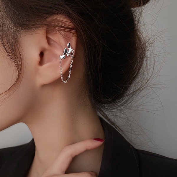 Butterfly Ear Cuff Etsy