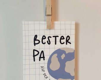 Bester Papa - Karte