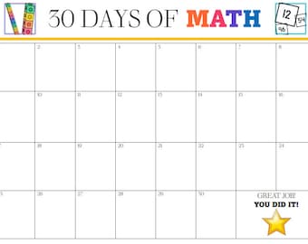 30 Days of Math Challenge