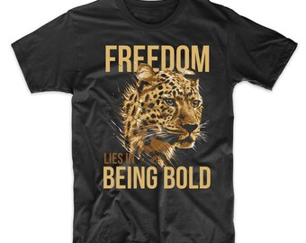 Men's T Shirt Leopard safari Tshirt -