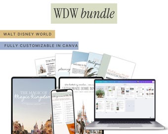 WDW Travel Agent Canva Templates: Ultimate Planning Bundle (Digital Download)
