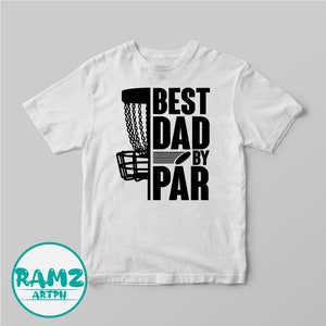 Disc golf SVG file Best dad by par disc golf svg, frisbee svg, sports svg, silhouette, png, clipart, cut file image 2