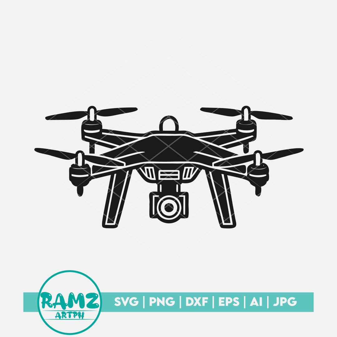 Drone SVG, Camera Drone Pilot Svg, Cricut Silhouette Cut File Clipart ...