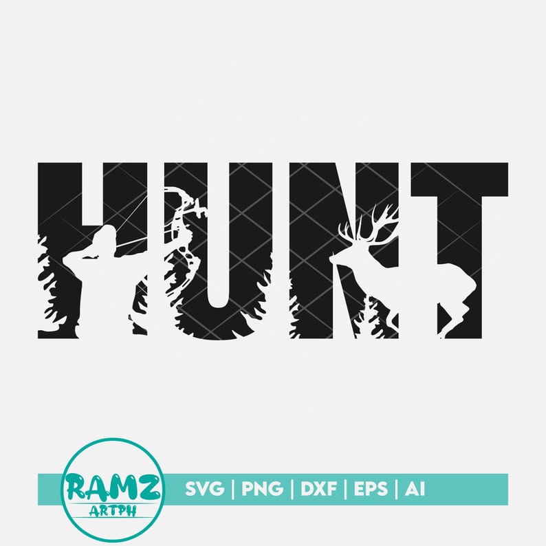 Hunting SVG File Bow Hunt Deer Hunting Svg Hunter Svg Duck - Etsy