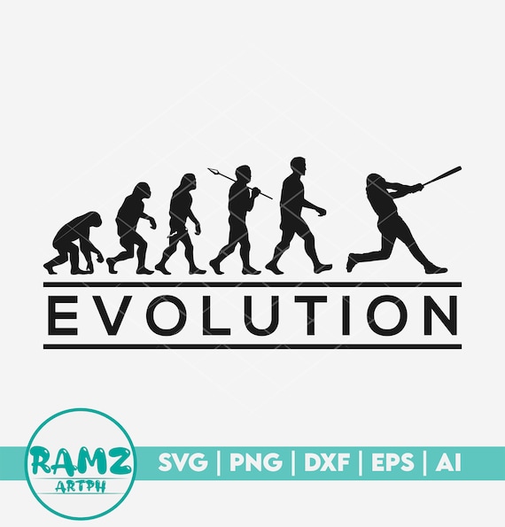 Baseball SVG file Evolution béisbol svg softbol svg Etsy México