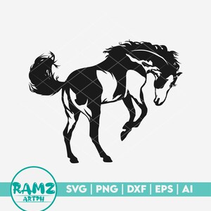 Horse SVG file Silhouette 3 - horse svg, horse clipart, horse cut file, horse lover svg, png, dxf, cut file