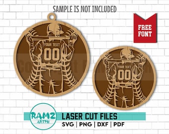 Baseball Ornament SVG | Personalized Name Svg | Baseball Player svg | Laser Cut files | Glowforge Cricut | Baseball gift