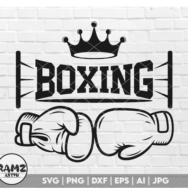 Boxing SVG, boxing arena svg, boxing gloves svg, boxer svg, fighting svg, dxf eps png, cut file for cricut