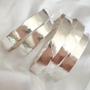 Wide Silver or Gold Plated spiral  bracelet, adjustable bracelet
