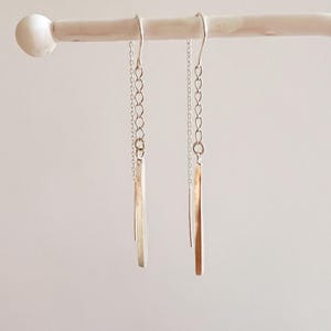 Elegantes pendientes de cadena, regalo para ella