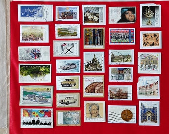 Kavel Duitsland postzegels 29 gebruikte waarden op Alti Valori papier Duitsland 29 Gestempelde postzegels op papier hoge waarden