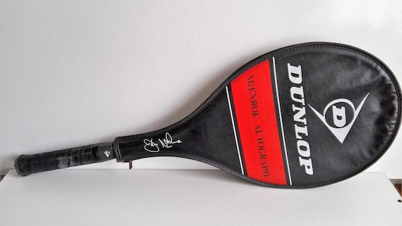 Graphite Dunlop John MC Enroe Autograph Vintage 1986 Tennis Racket