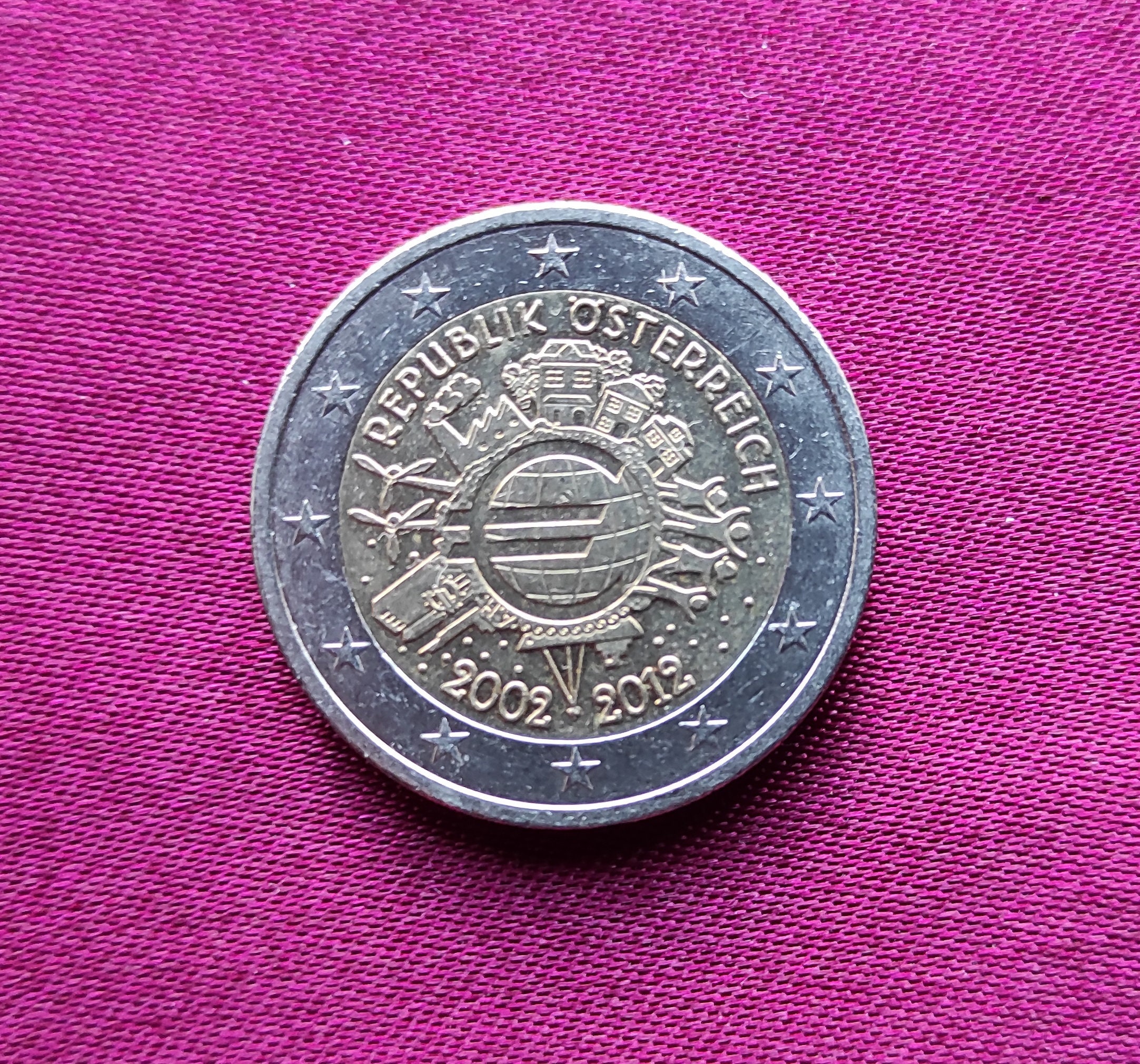 Piece 2 Euros Bundesrepublik Deutschland 2002 2012 2 euro moneta - Etsy Canada