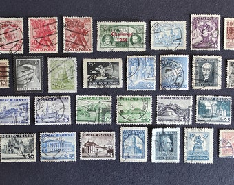 Polen Polen Polska Lot von 32 seltenen, unterschiedlich gebrauchten Briefmarken aus den 1930er Jahren - Polen Lot von 32 seltenen, unterschiedlich gebrauchten Briefmarken aus den 1930er Jahren