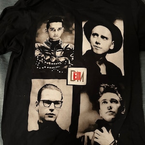 Depeche Mode 101 tshirt 1980s w Back Print.