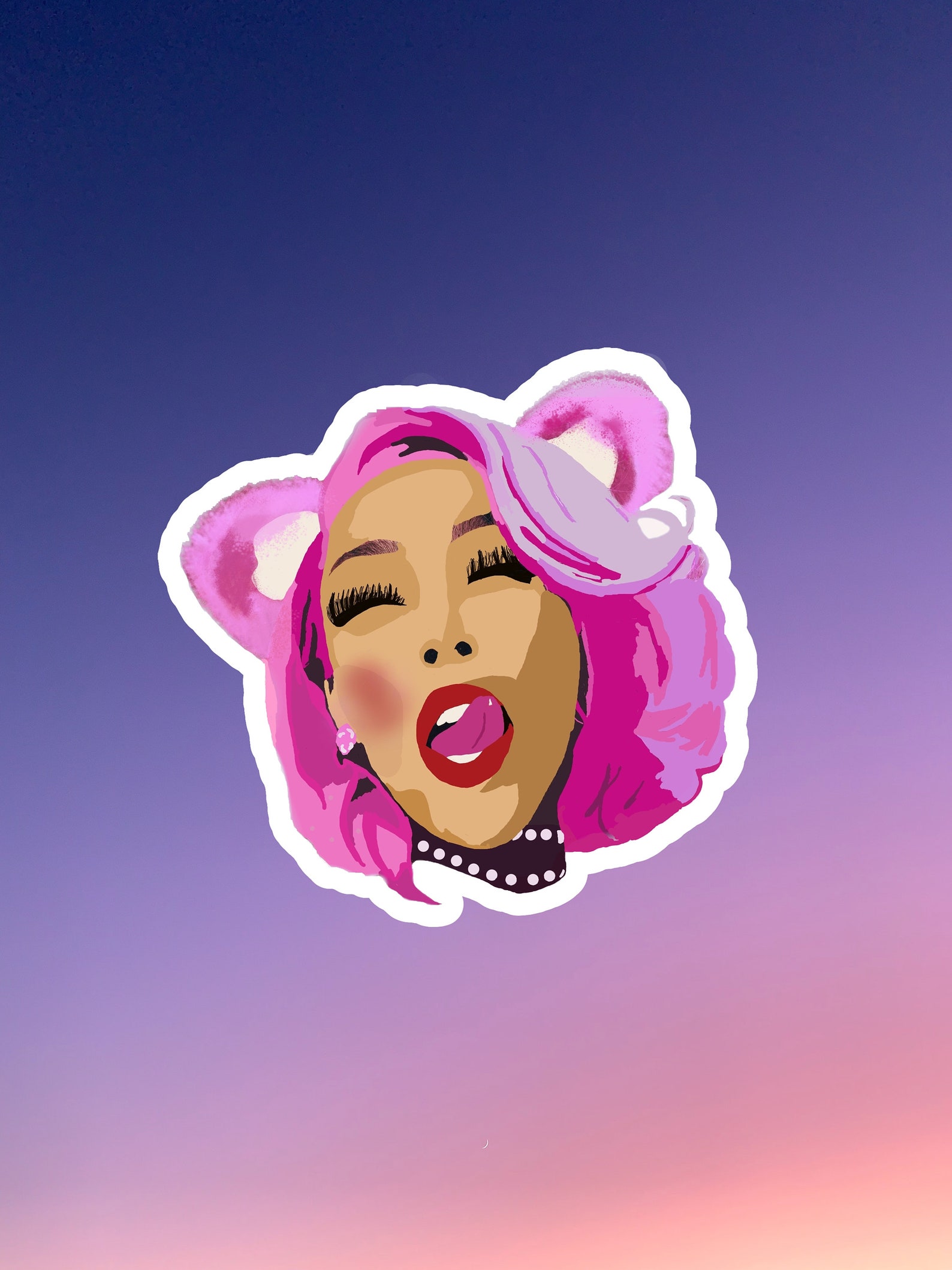 Doja Cat Sticker Waterproof Vinyl Sticker Laptop Locker Etsy