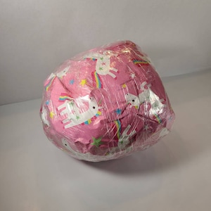 XL Girl Birthday Saran Wrap Ball Game with 20 dollar Cash Center and tons of quality goodies - not junk! FUN for everyone!