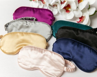 Super Soft Satin Eye Mask for Sleeping, Birthday Party Sleepover Gift Anniversary Bachelorette Favor Adult sleep eye mask bridal shower gift