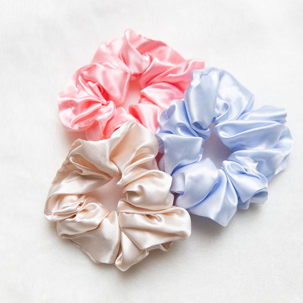 Soft and stylish Scrunchie, everyday essential Hair Accessories, unique gift for toddler kids teen, soft scrunchy, standard size scrunchie